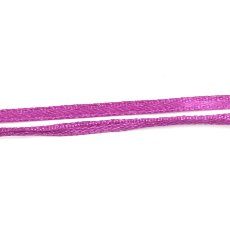 Лента атласная Veritas шир 3мм цв S-299 фиолетовый яркий (уп 30м)1