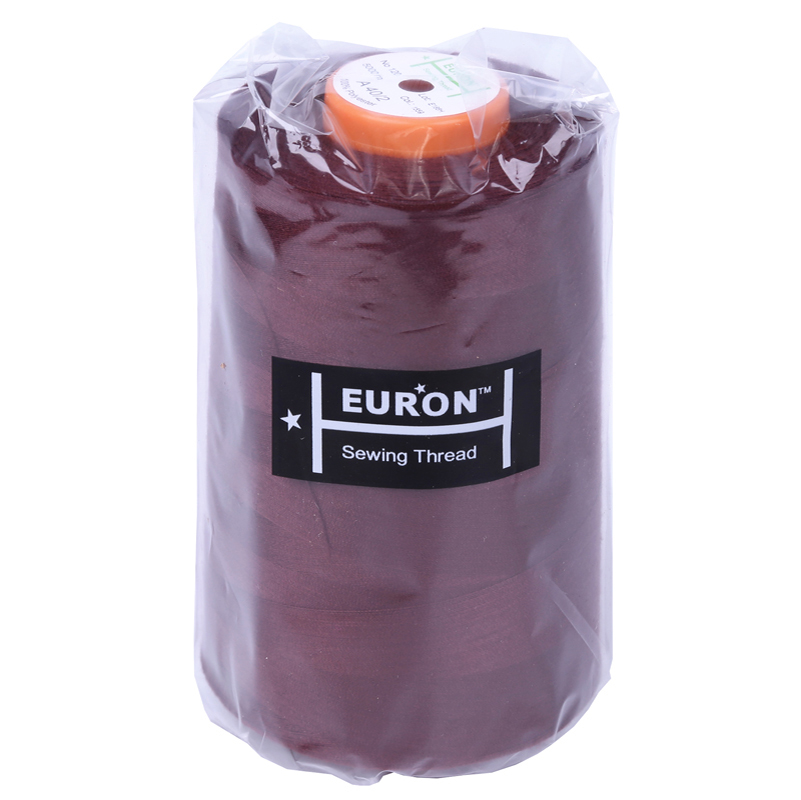 Нитки швейные 100% PE 40/2 цв 1559 бордовый темный (боб 5000м) EURON2