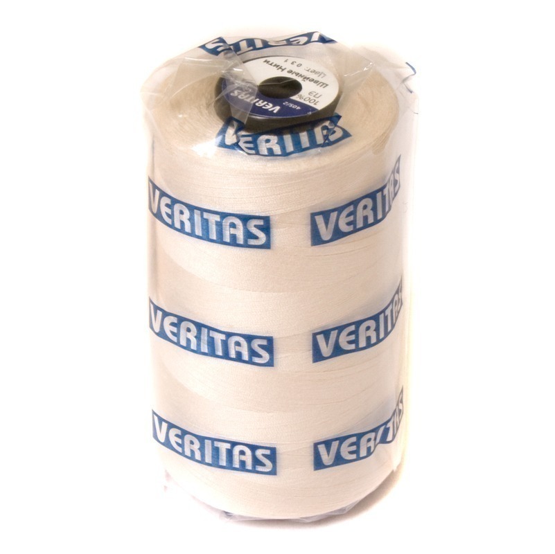 Нитки швейные 100% PE 40/2 цв S-031 бежевый молочный (боб 5000ярдов) VERITAS1