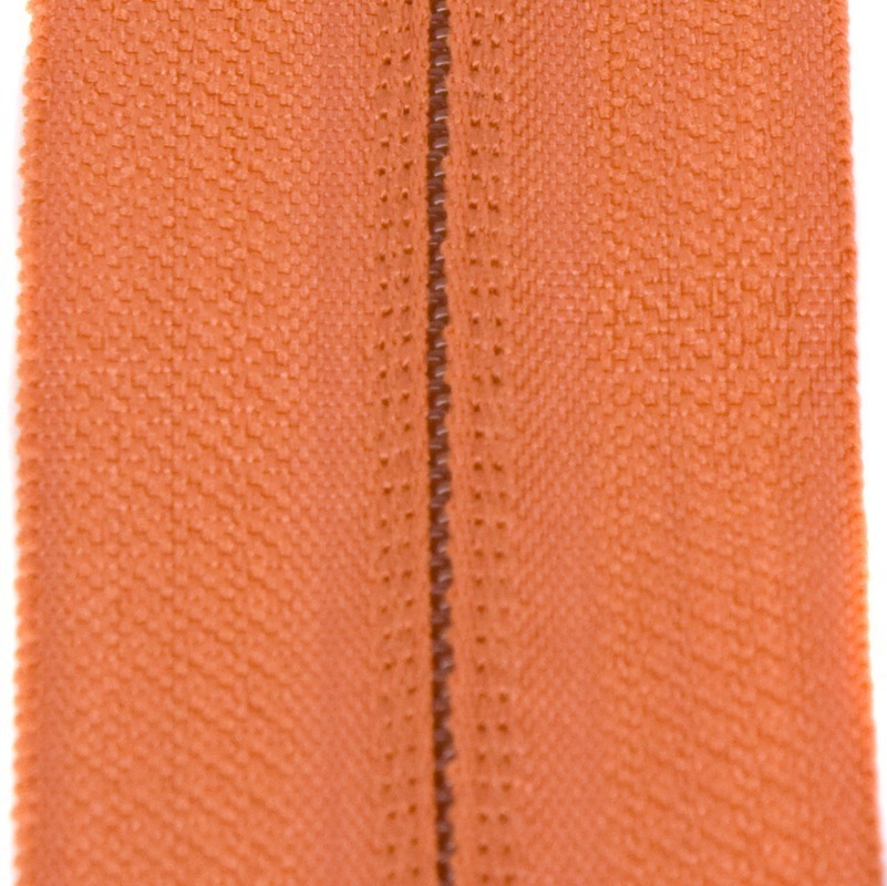 Молния спиральная №5 рулонная S-808 оранжевый темный улучшенная 17г/м 200м/уп ZIP4