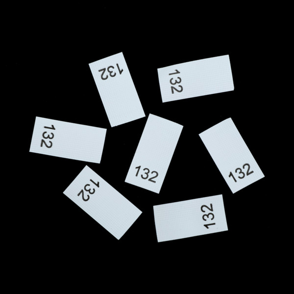 Р132ПБ 132 - размерник - белый (уп.200 шт)1