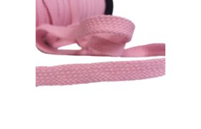 шнур для одежды плоский 15мм, 100хб, цв розовый/130 (катушка 50м) bombacio купить по цене 13.5 руб для домашнего шитья - в интернет-магазине Веллтекс | Москва

