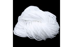 шнур для одежды круглый глянцевый цв белый 5мм (уп 100м) в511 купить по 3.31 - в интернет - магазине Веллтекс | Москва
.