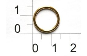 кольцо металл d=12мм 1200н золото (упаковка 1000 штук) купить по 2538.95 - в интернет - магазине Веллтекс | Москва
.
