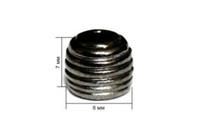 4842к черный никель концевик металл h=07мм (упаковка 500 штук) купить по 1.6 - в интернет - магазине Веллтекс | Москва
.