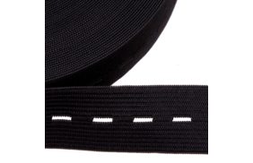 резинка вязаная стандарт перфорированная цв черный 020мм (уп 25м) ekoflex купить по 25.85 - в интернет - магазине Веллтекс | Москва
.