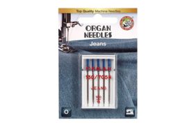 иглы для бытовых швейных машин джинс organ blister 130/705h №100 (уп 5шт) купить по цене 250 руб - в швейном интернет-магазине Веллтекс | Москва
