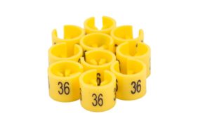 размерник на вешалку р-36 цв желтый (уп 100шт) купить по цене 300 руб - в интернет-магазине Веллтекс | Москва
