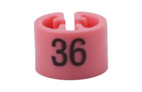 размерник на вешалку р-36 цв розовый (уп 100шт) купить по цене 300 руб - в интернет-магазине Веллтекс | Москва
