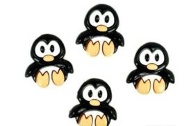 пуговицы фигурные пингвин 5816 бс – товары для шитья дома купить в Веллтекс | Москва
