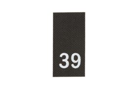 р039пч 39 - размерник - черный (уп.200 шт) купить по цене 99.85 руб - в интернет-магазине Веллтекс | Москва
