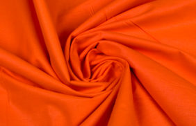 ткань поплин 115гр/м2, 100хб, 220см, однотонная, апельсиновый, люкс tpg038 купить по цене 268 руб в розницу от 1 метра - в интернет-магазине Веллтекс