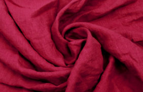 ткань костюмная лен 180гр/м2, 100лен, 143см, красный №1356/s256, 22с13 купить по цене 875 руб в розницу от 1 метра - в интернет-магазине Веллтекс