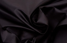 ткань подкладочная ветрозащитная 290t, 60гр/м2, 100пэ, 150см, черный/s580, (100м) wsr купить в Москве.