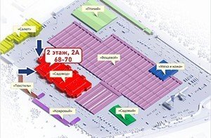 Новый адрес торговый зал Веллтекс Садовод