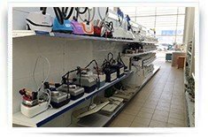 Торговый зал швейного оборудования и швейной фурнитуры в г. Краснодар