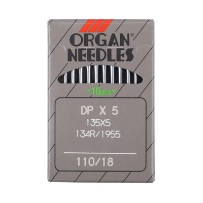 Иглы ORGAN DPх134 №110/18 (уп.10шт)0