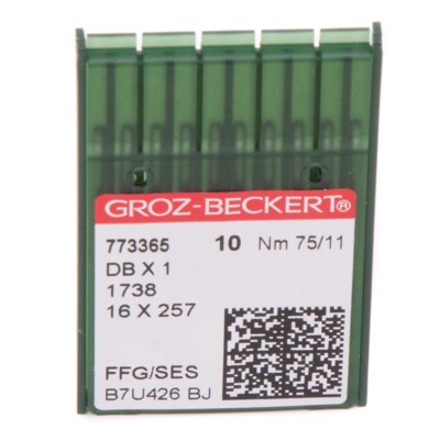 Иглы GROZ-BECKERT DBx1SES №75 (уп.10шт.) (0)