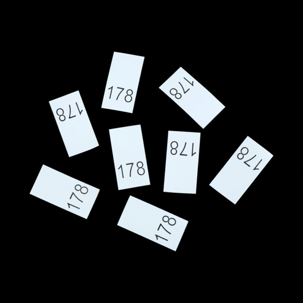 Р178ПБ 178 - размерник - белый (уп.200 шт)1