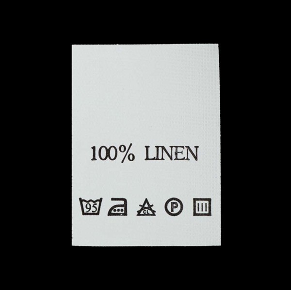 С124ПБ 100%Linen 95C - составник - белый (уп 200 шт.)0