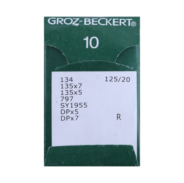 Иглы GROZ-BECKERT DPx5 (134) №125/20 (уп.10шт.)4