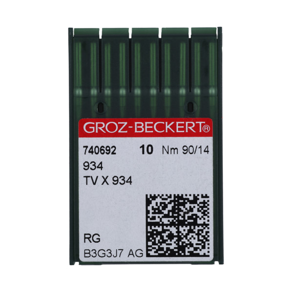 Иглы GROZ-BECKERT TVx934 №90/14 (уп. 10 шт.)0