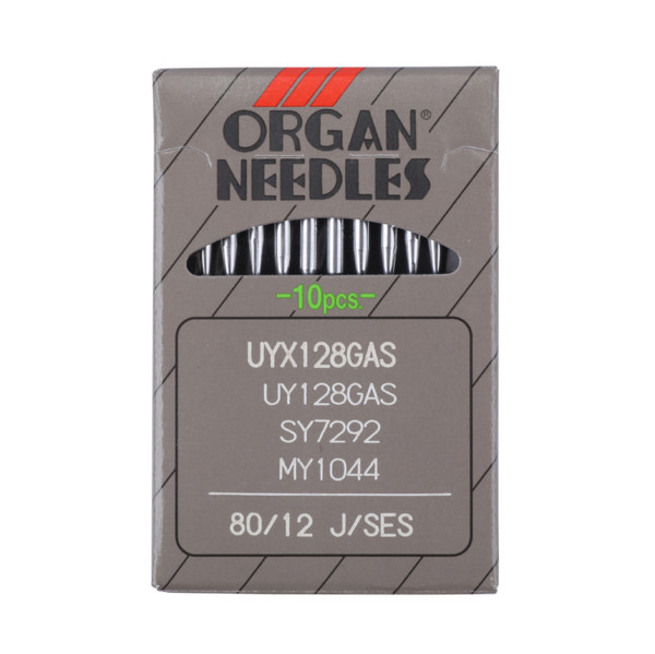 Иглы ORGAN UYх128 GAS SES №80/12 (уп.10шт)0