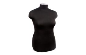манекен женский р52 (104-84-110) мягкий цв чёрный купить по цене 9266 руб - в интернет-магазине Веллтекс | Москва
