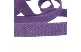 шнур для одежды плоский 15мм, 100хб, цв фиолетовый/134 (катушка 50м) bombacio купить по цене 13.5 руб для домашнего шитья - в интернет-магазине Веллтекс | Москва
