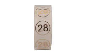р028кп 28 - размерник - золото на самоклейке (уп.200 шт) купить по цене 175.83 руб - в интернет-магазине Веллтекс | Москва
