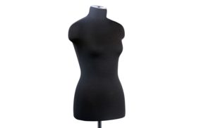 манекен женский р50 (100-79-106) мягкий цв чёрный купить по цене 9266 руб - в интернет-магазине Веллтекс | Москва
